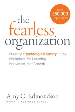 The Fearless Organization Book Cover