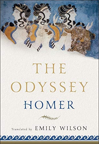 The Odyssey by Homer, Emily Wilson book cover - compare NZ prices