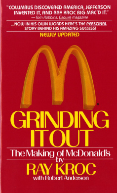 Grinding it out by Ray Kroc book cover - compare NZ prices