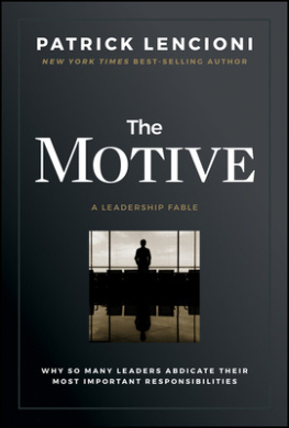 The Motive Book Cover