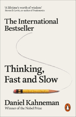 Thinking, Fast and Slow by Daniel Kahneman book cover - compare NZ prices