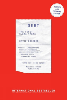 Debt - Updated and Expanded by Graeber, David book cover - compare NZ prices