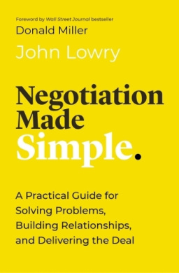Negotiation Made Simple by Lowry, John book cover - compare NZ prices
